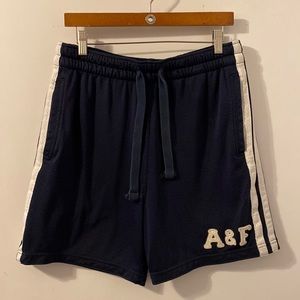 Abercrombie Navy Mesh Athletic Shorts